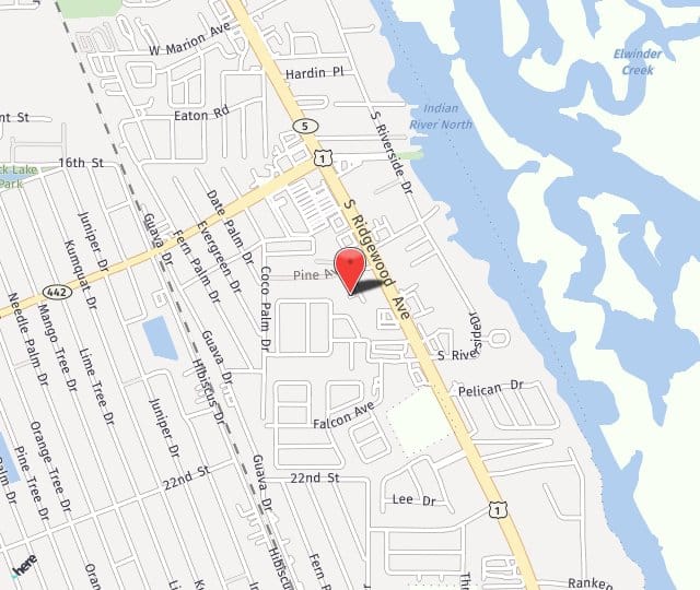 Location Map: 2010 S Ridgewood Ave Edgewater, FL 32141